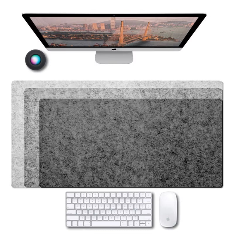 Vantage Luxe™ - Premium Felt Minimalist Desk Mat