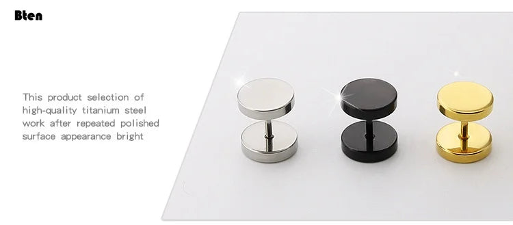 Midnight Stud Earrings (Pair)
