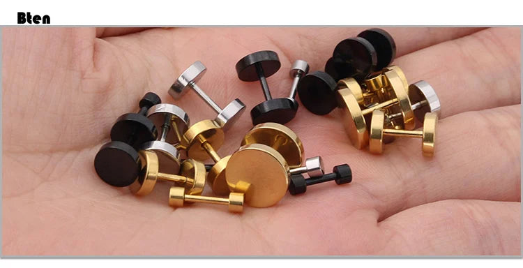 Midnight Stud Earrings (Pair)
