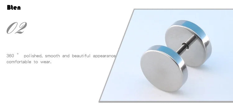 Midnight Stud Earrings (Pair)