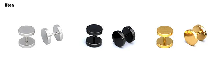 Midnight Stud Earrings (Pair)