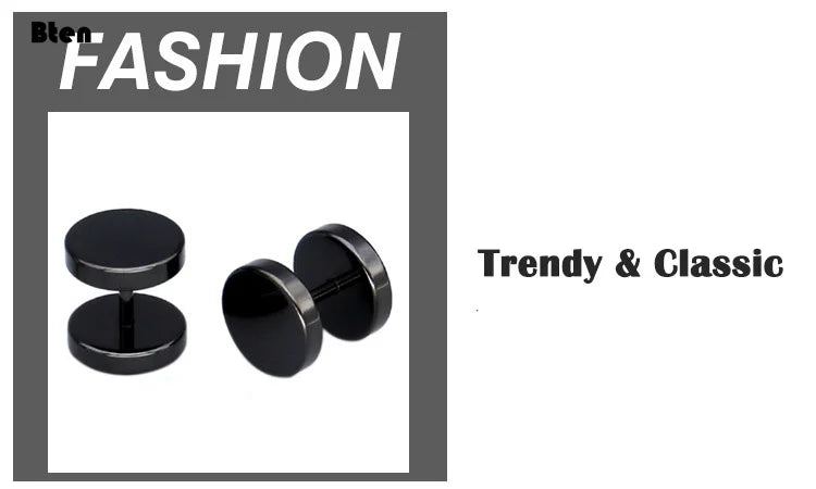Midnight Stud Earrings (Pair)