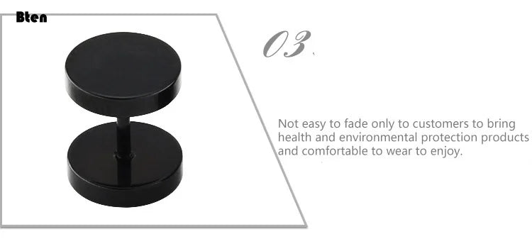 Midnight Stud Earrings (Pair)