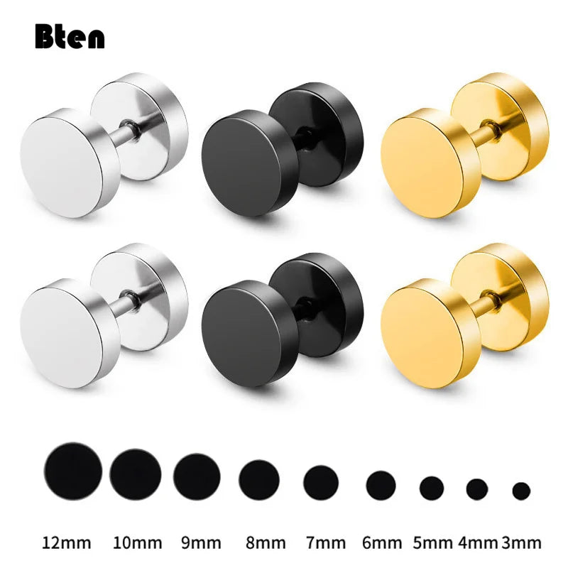 Midnight Stud Earrings (Pair)