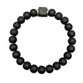 Volcanic Obsidian Bead Bracelet