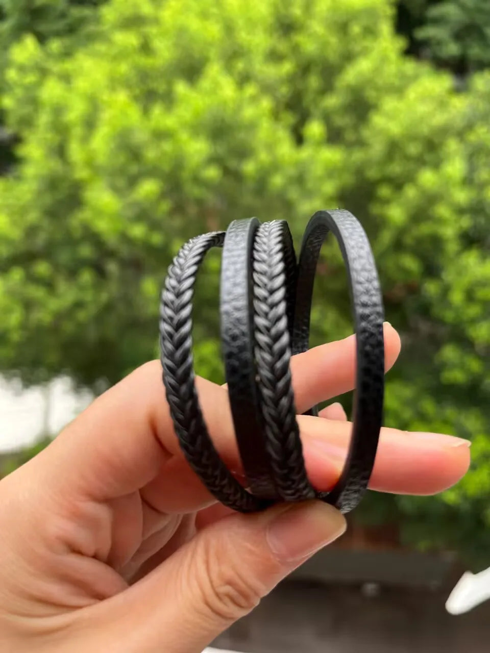 Legacy Braided Leather Bracelet